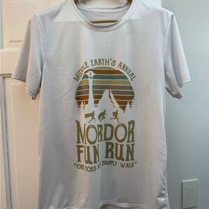 Middle Earth's Annual Mordor Fun Run T-Shirt - White